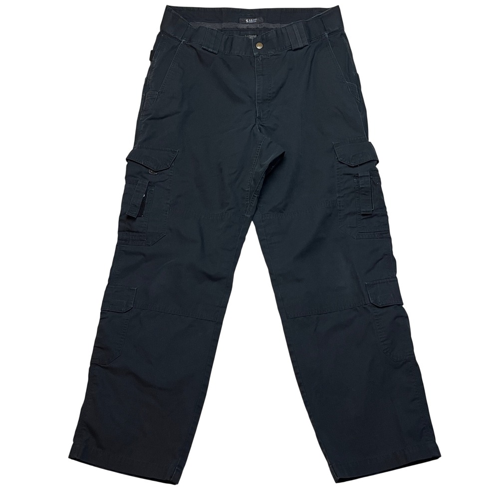 5.11 Tactical Cargo Pants Mens 38x32‎ Black Ripstop 74363 TDU Work Utility
